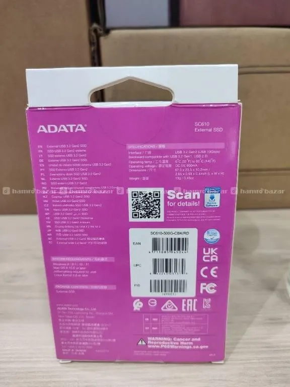 ADATA SC610 EXTERNAL SSD 500GB FOR SALE  4