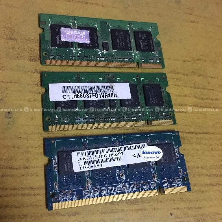 3 pieces of 512 MB DDR2 Laptop RAM for sale 2