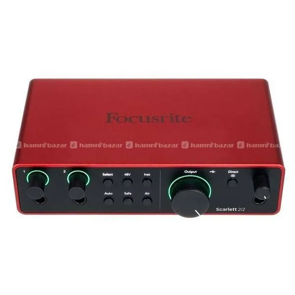 Focusrite Scarlett 2i2 4th Gen USB Audio Interface 1