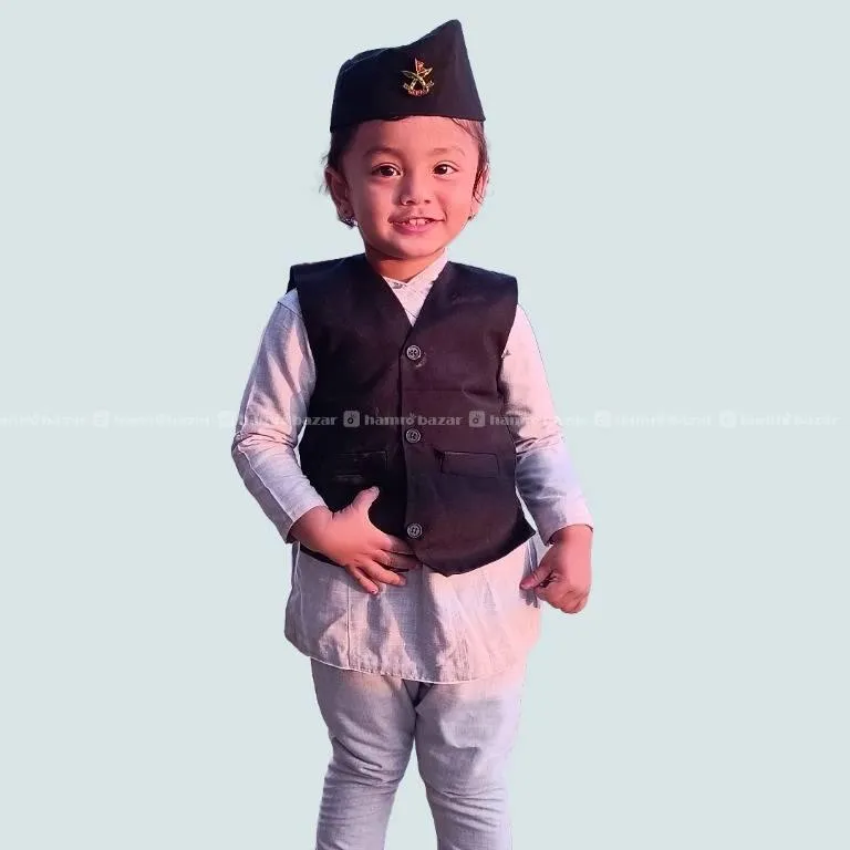 Citadel Premium Daura Suruwal Topi Set for Kids 2