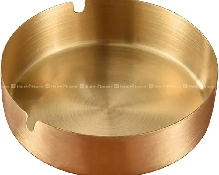 Cigar Ashtray Tabletop Round Stainless Steel Ash T 2