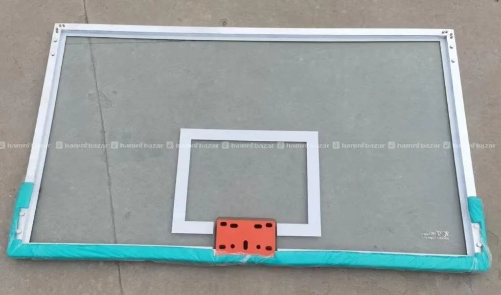 Basketball Backboard Tempered Glass 10mm and rim 4
