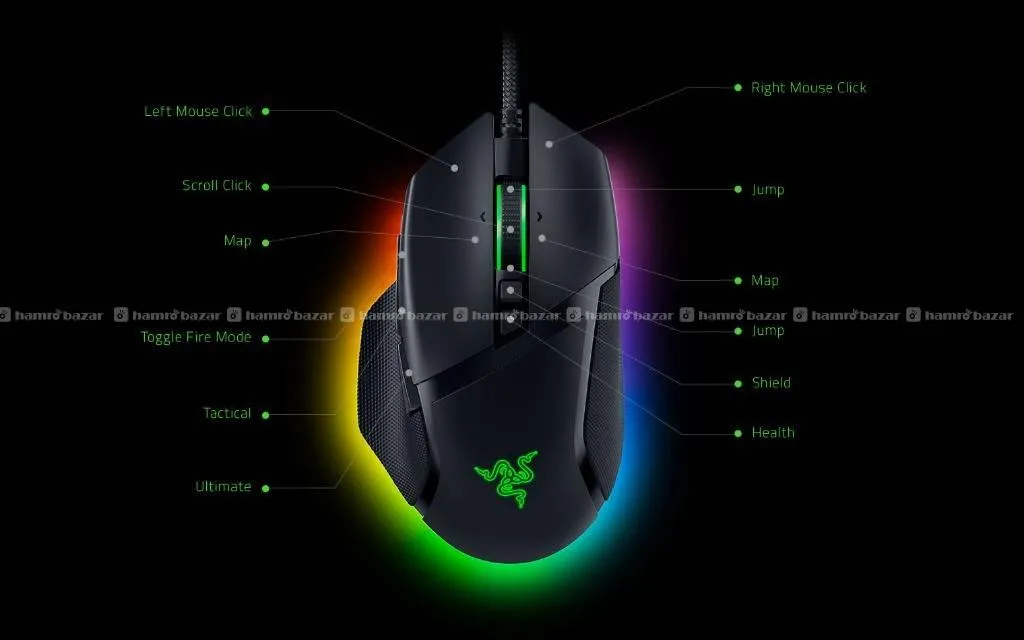 Razer Basilisk V3 Chroma RGB 26k Dpi Gamng Mouse  1