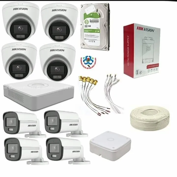 Hikvision 4  colorVU Audio HD CCTV Camera Package