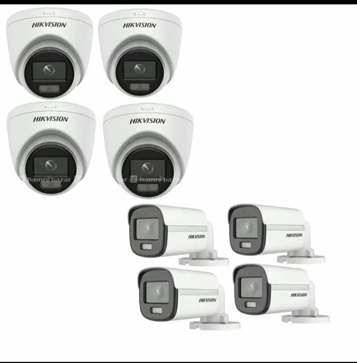 Hikvision 8 ColorVu Audio HD CCTV Camera Package 2