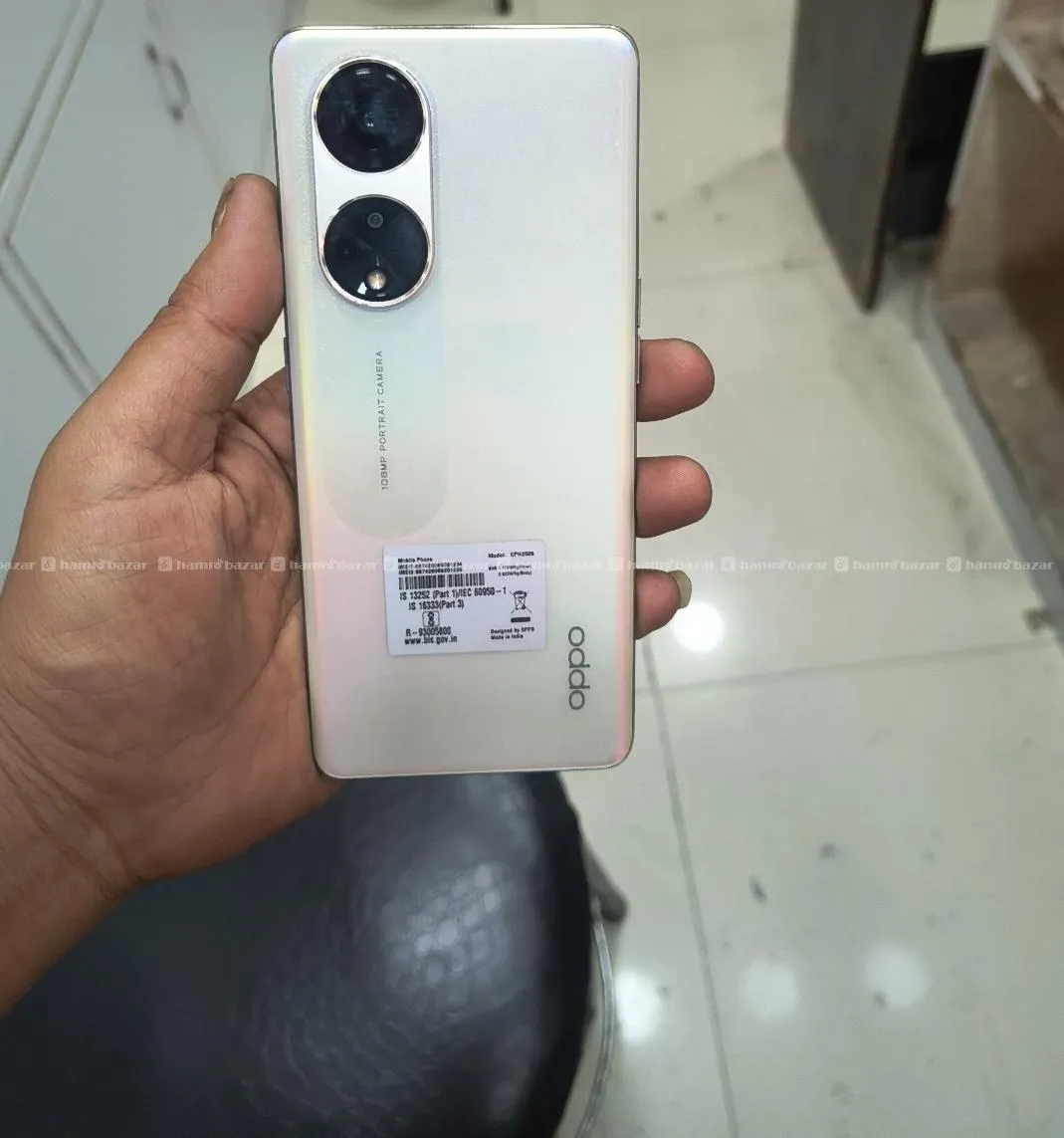 oppo Reno 8t light White colors 1