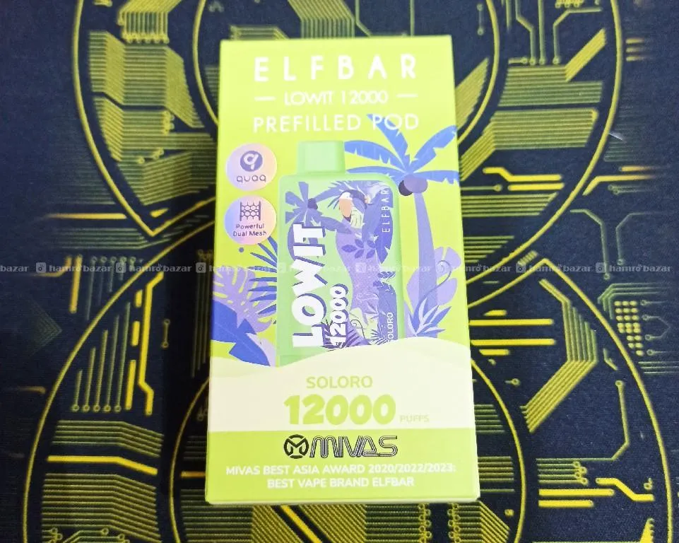 elfbar vape 12000 LOWIT 12,000 PUFFS BY ELF BAR (WHOLESALE AVAILABLE) - Vape Vandal main image 0