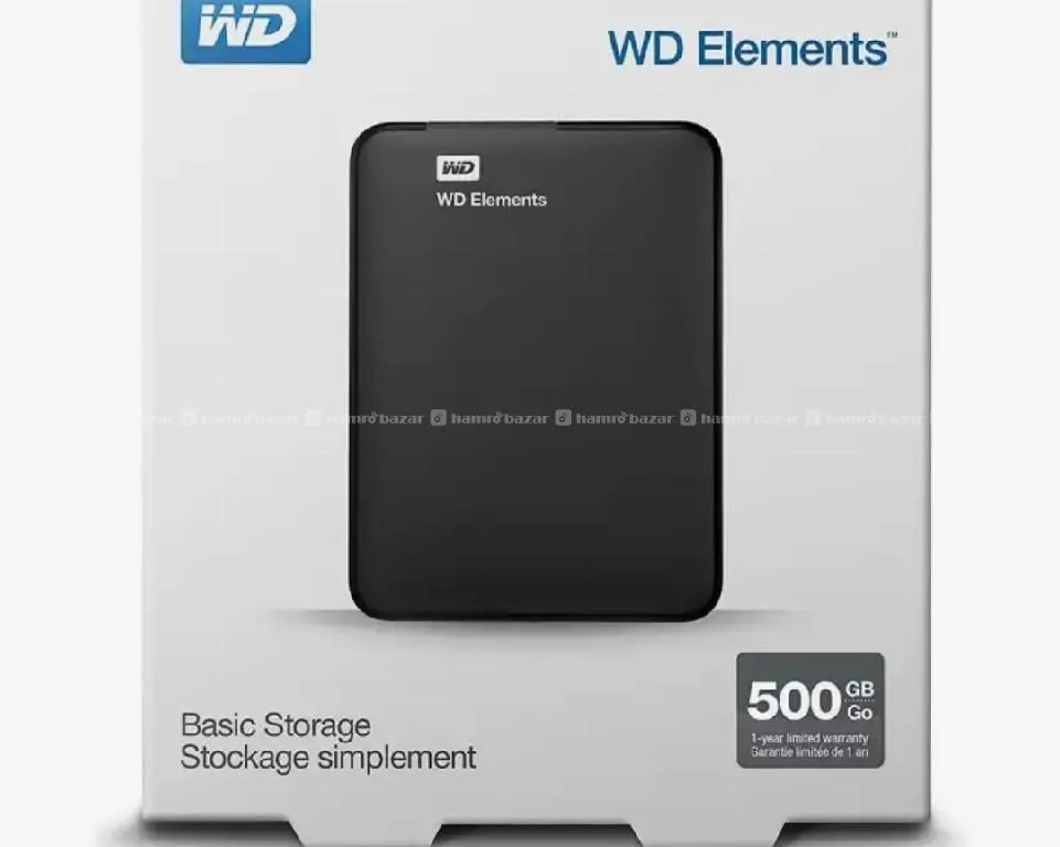 500GB Western Digital External hard disk drive 1