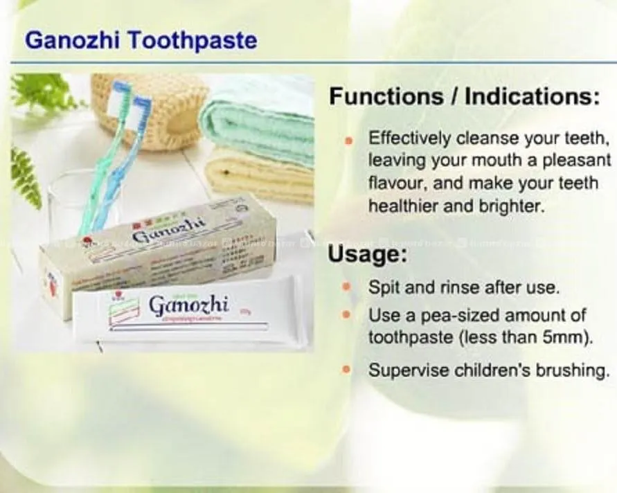 GANOZHI TOOTHPASTE 3