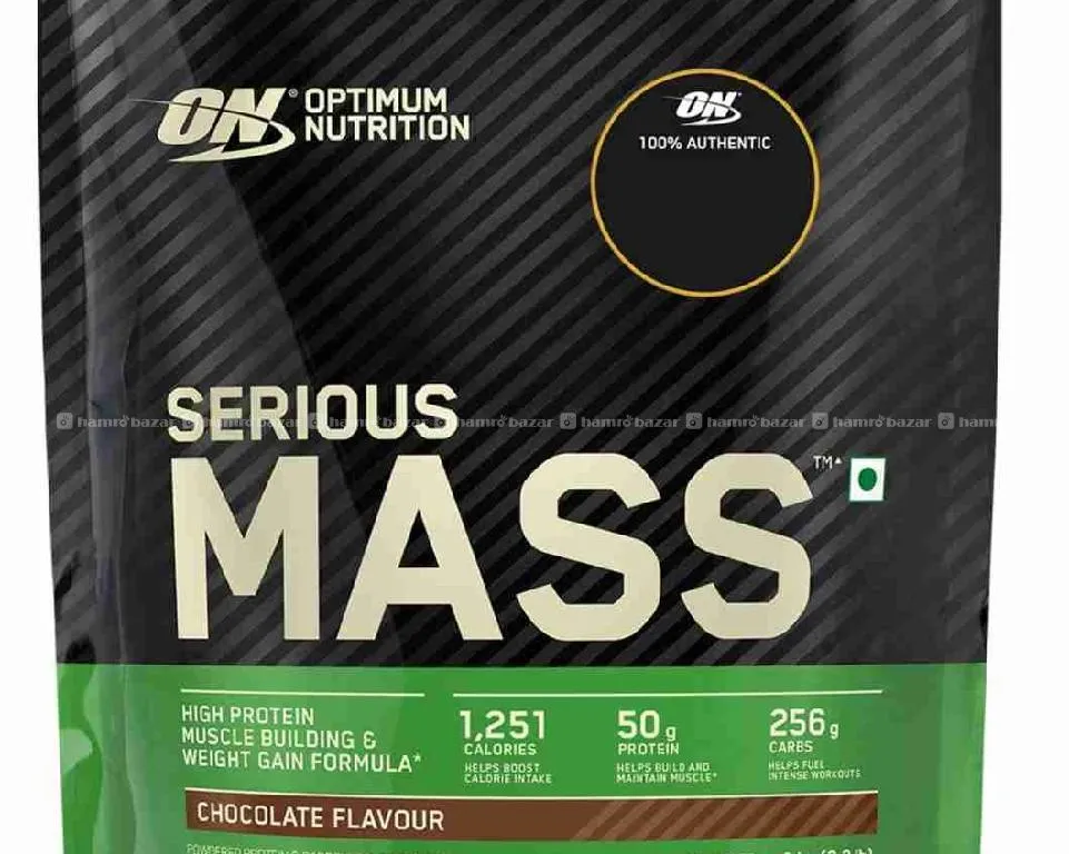 OPTIMUM NUTRITION SERIOUS MASS GAINER with vitamin 4