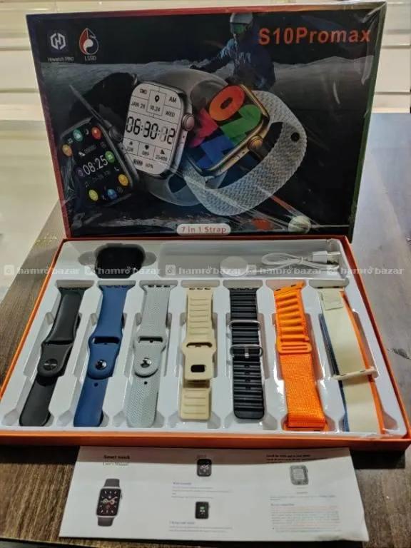 S10 Pro Max 7IN1 Smartwatch (Color May Vary) 1
