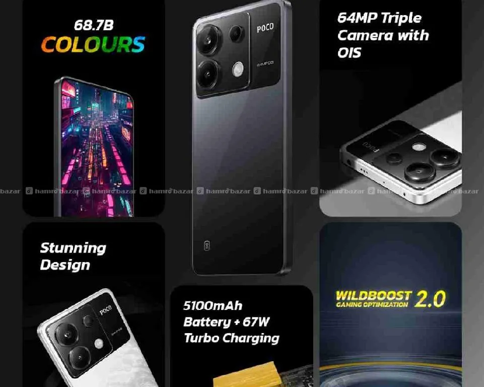 POCO X6 5G SMARTPHONE ,256GB AND 8GB RAM 2
