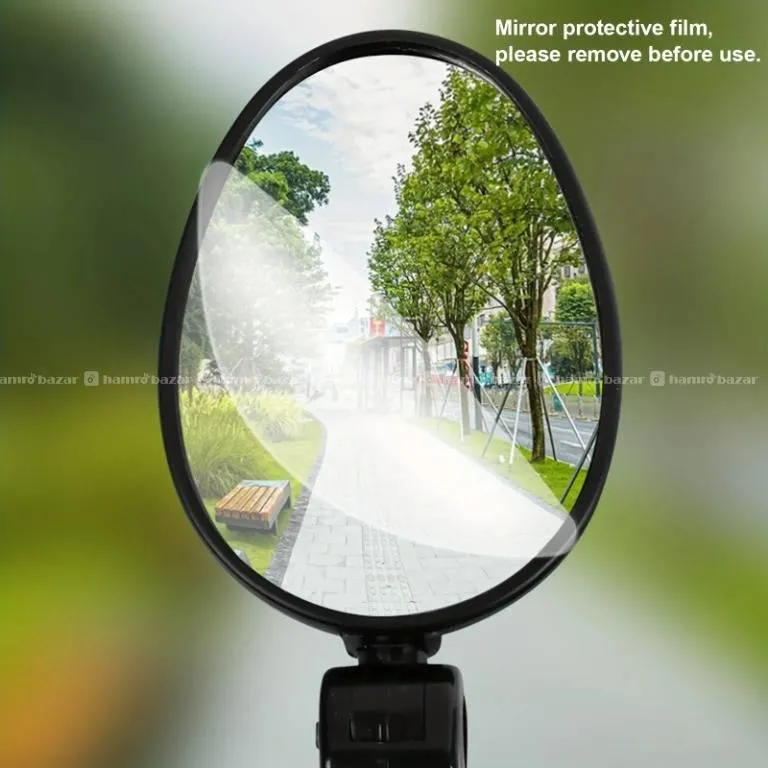 Bike Mirror Oval 360 Degree Adjustable& Rotatable 2