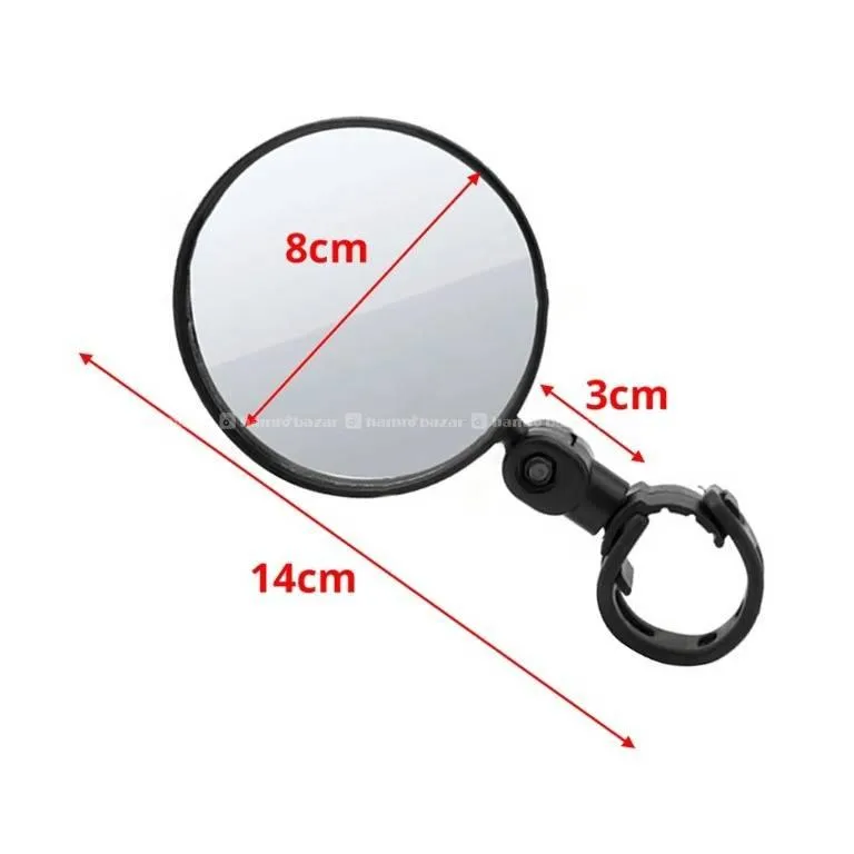 Bicycle Mirror Universal Handlebar Rearview Mirror 4