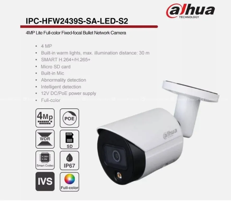 4MP Full Color IP Camera