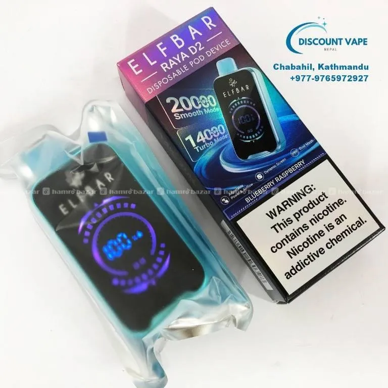 Buy Elfbar Raya D2 20,000 Puffs in Nepal 2