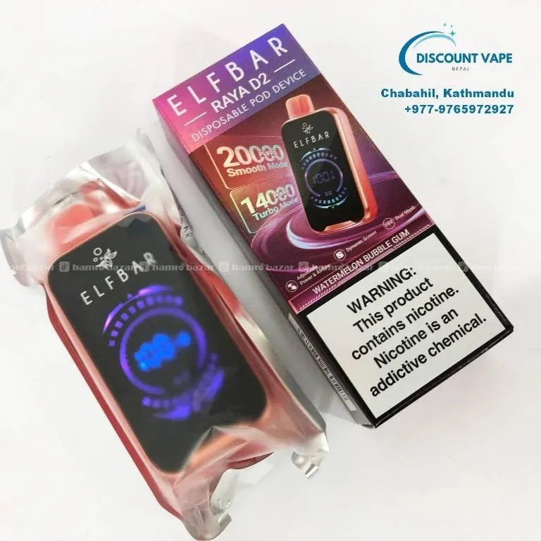 Buy Elfbar Raya D2 20,000 Puffs in Nepal 7
