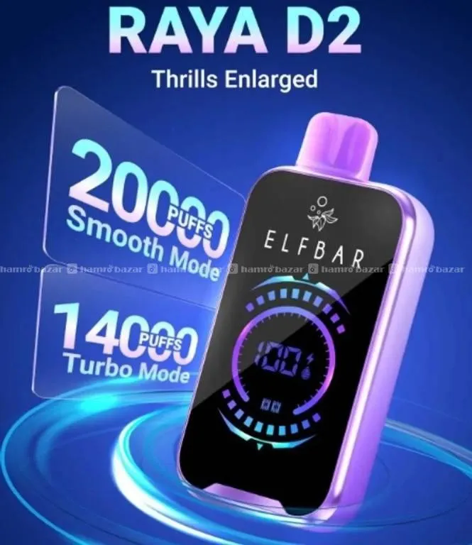 Buy Elfbar Raya D2 20,000 Puffs in Nepal 1