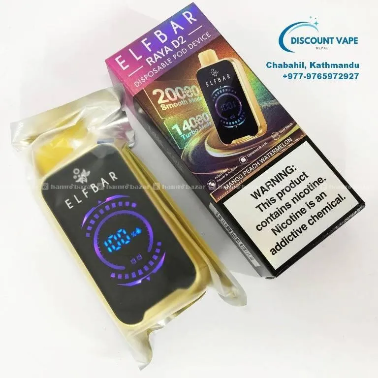 Buy Elfbar Raya D2 20,000 Puffs in Nepal 6