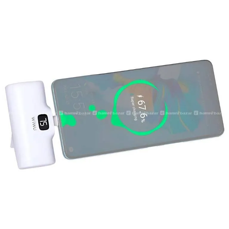 Wiwu Capsule Power Bank | For Type-C Mobiles | Mod 2