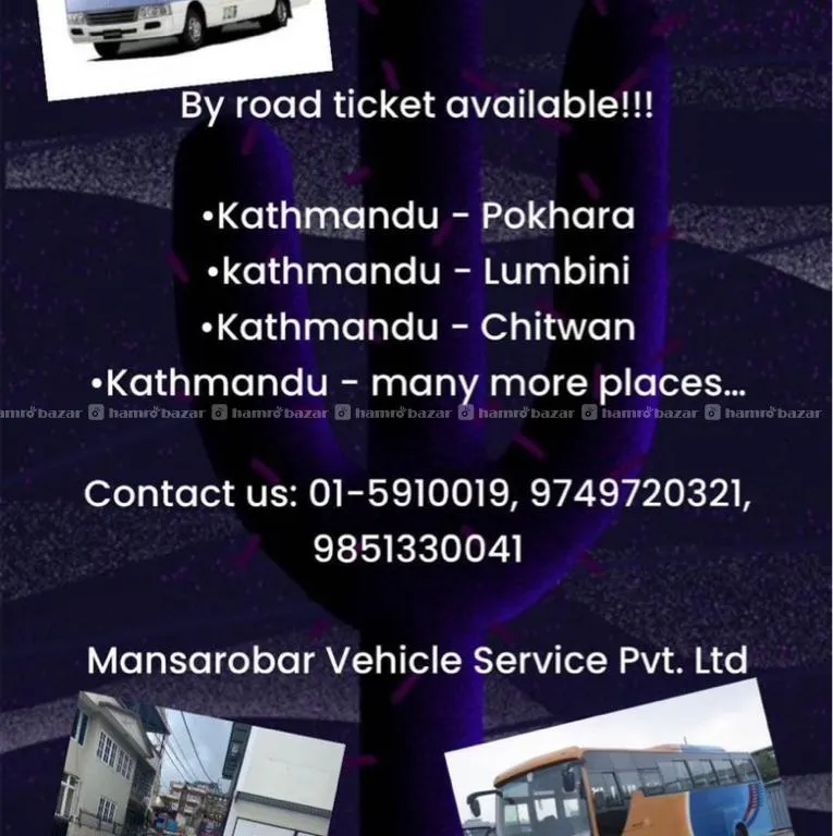 All Over Nepal Bus Ticket Available 2