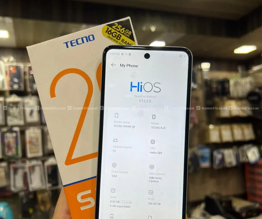 ✅tecno Spark 20 With Box Bill 
✅16/256 Gb 3