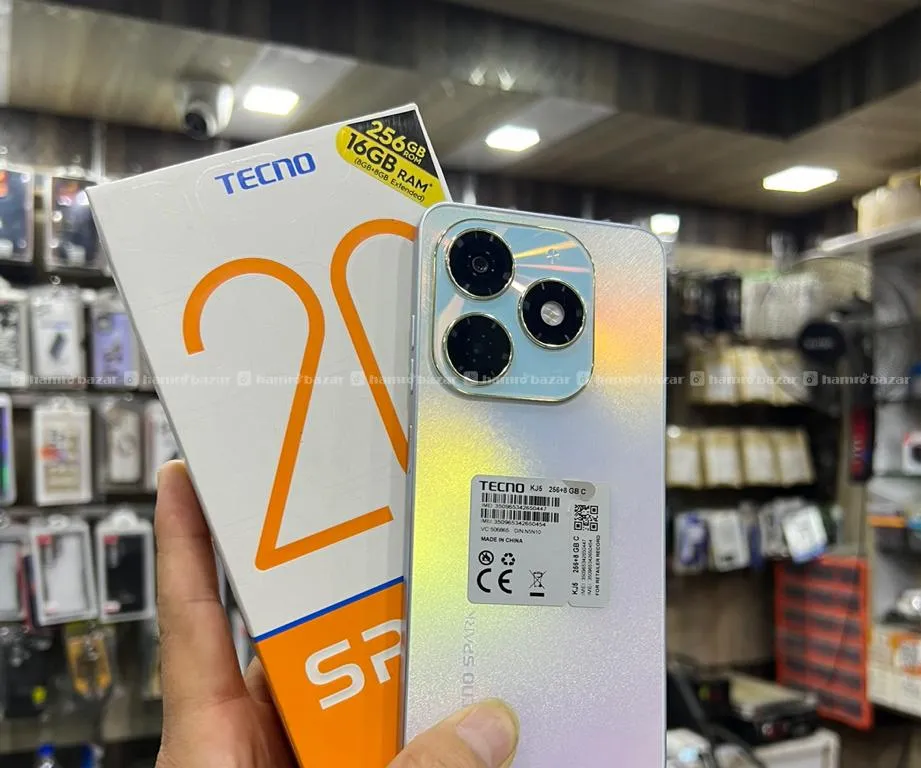 ✅tecno Spark 20 With Box Bill 
✅16/256 Gb 4