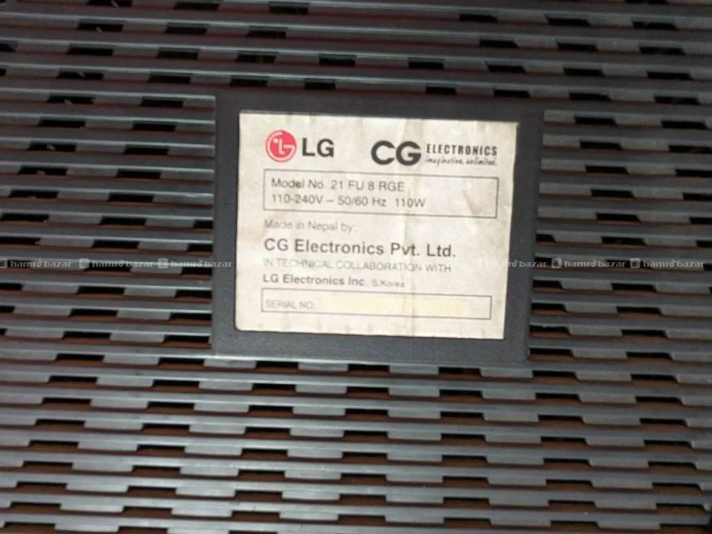 Flat screen LG TV -color 21 inch 2