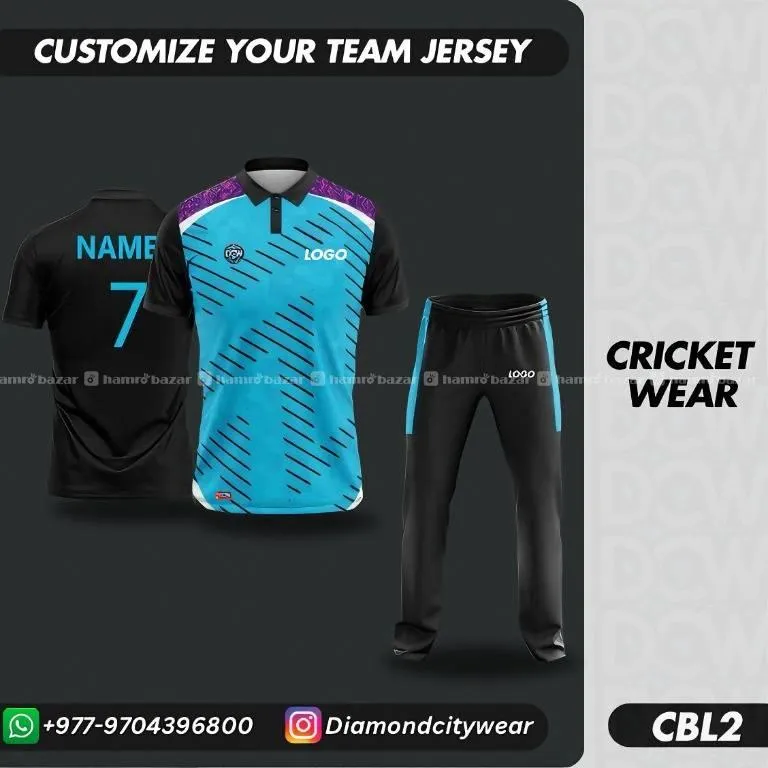 Cricket Team Jerseys with Custom Prints in Nepal 1