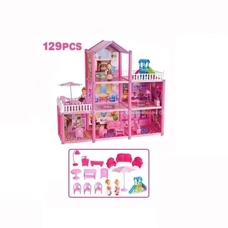 129 PCS Kids Educational DIY Toy Play House 3