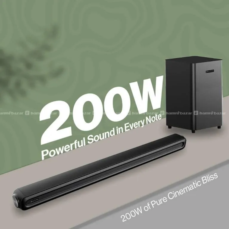 ULTIMA WAVE BAR 200W SOUND BAR WITH 200W OUTPUT. 1