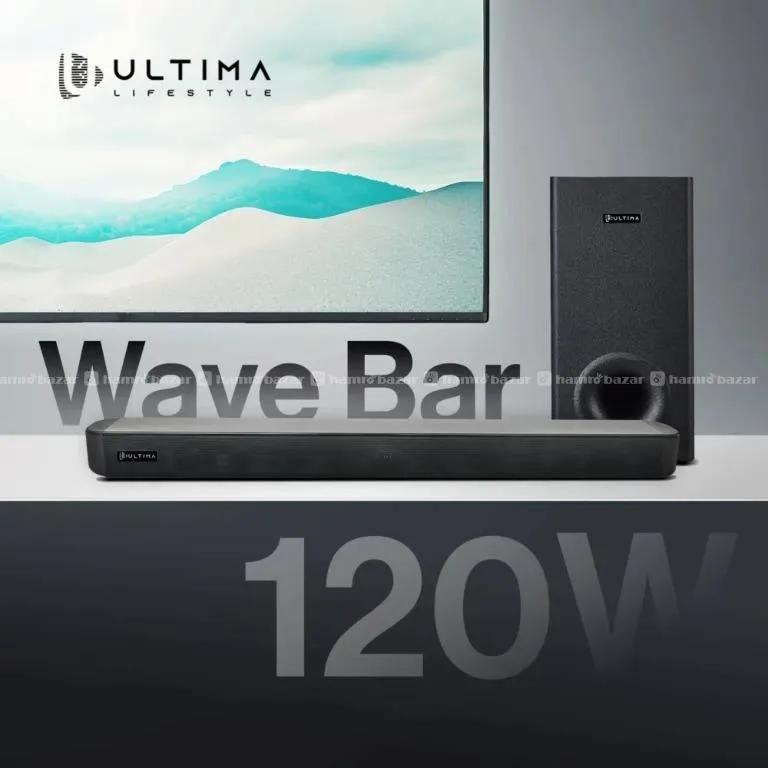 ULTIMA WAVE BAR 120W SOUNDBAR WITH 120 OUTPUT. 2