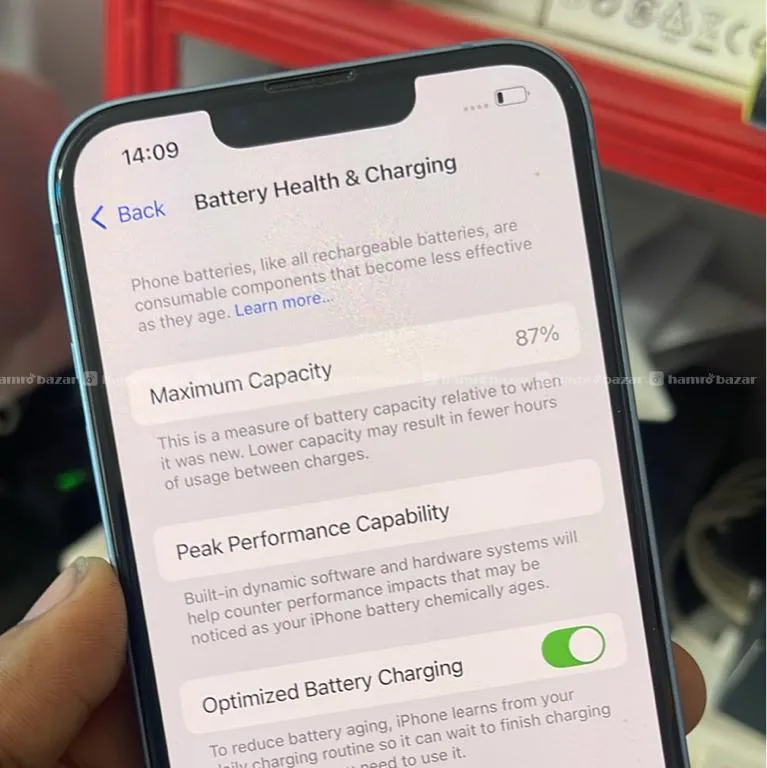 iphone 14 128GB 87% battery health