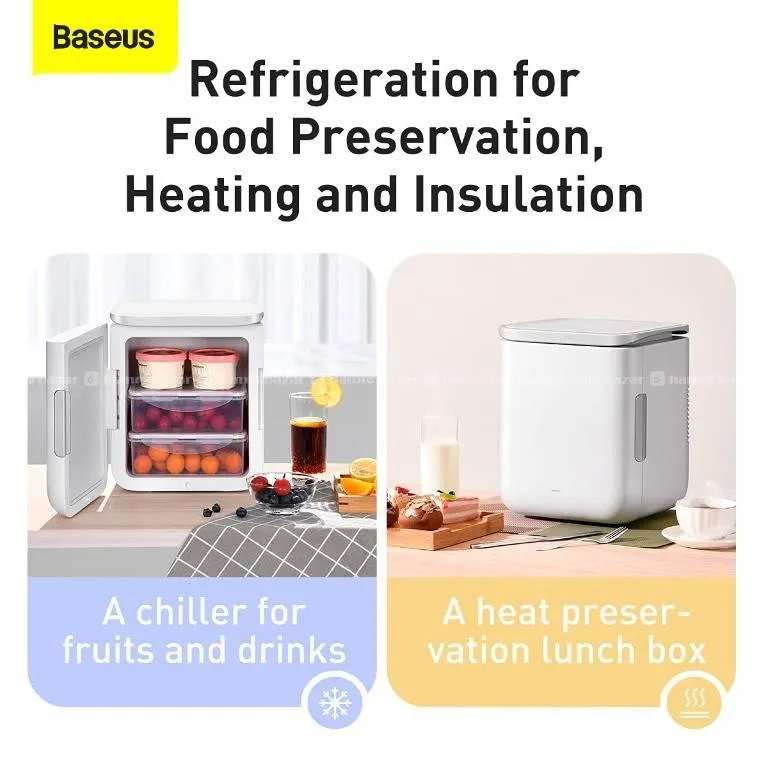 Mini Portable Fridge 6L Single Door Cooler and 4