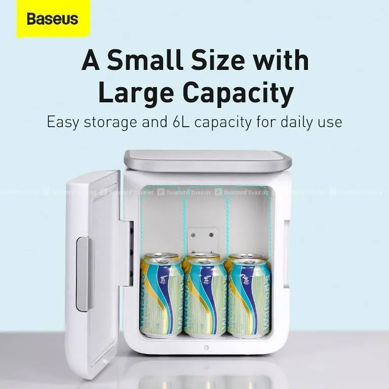 Mini Portable Fridge 6L Single Door Cooler and 5