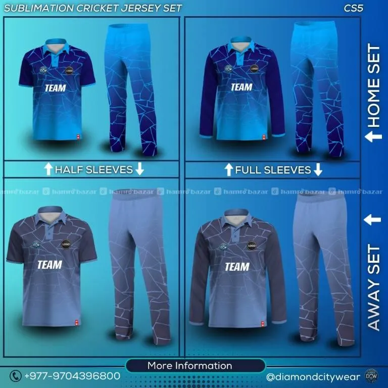Top cricket jersey set Shop - Main Image