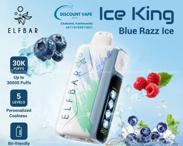 Buy Elfbar Ice King 30,000 Puffs in Nepal for Rs.3500 - Hamrobazar