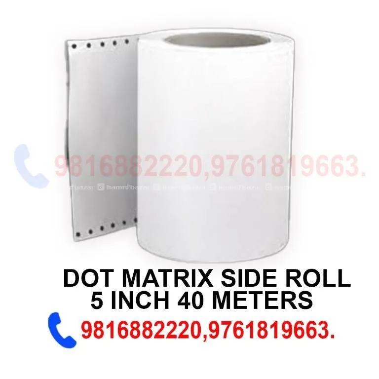 5 Inch Roll Dot Matrix Paper Roll