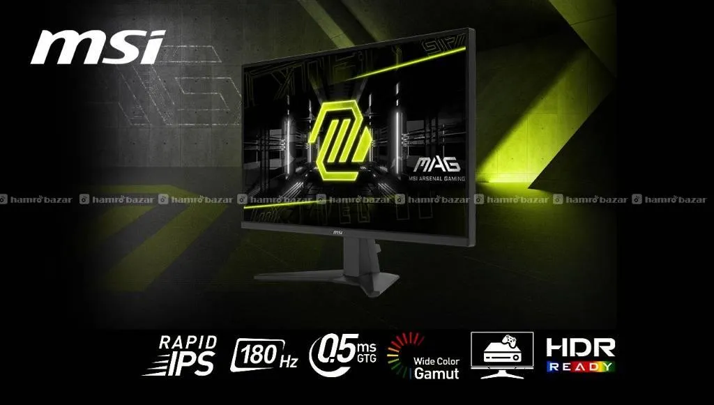 MSI MAG275QF 2K QHD 27INCH 180HZ GAMING MONITOR. 2