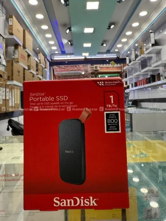 Sandisk 1TB Portable External SSD 800MB/S E30 New  1
