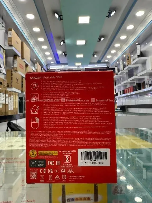 Sandisk 1TB Portable External SSD 800MB/S E30 New  2