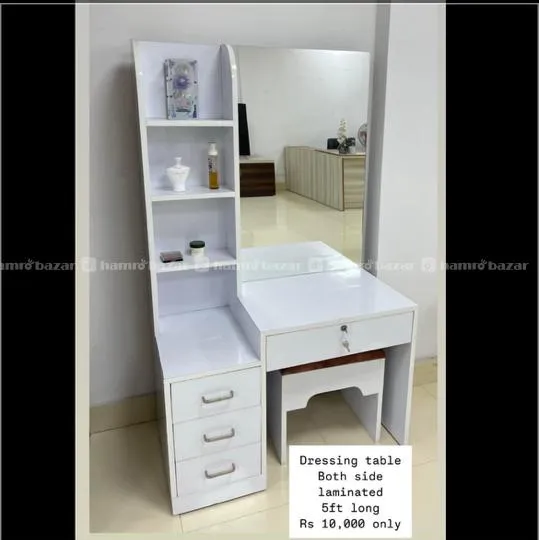 dressing table design in nepal Stunning White Dressing Table Design @SLModernFurniture
