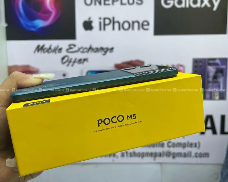 Poco m5 with bill box 4