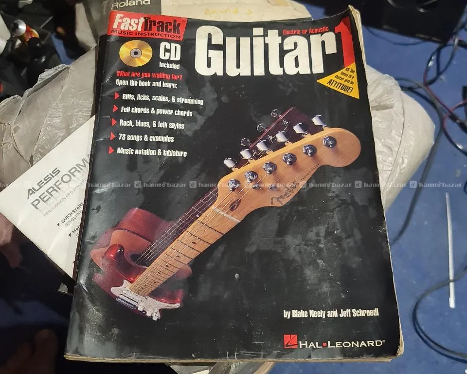 Fast track guitar book with out cd exchange sale