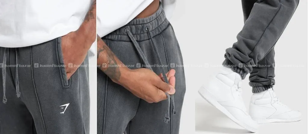 Gymshark Washed Pintuck Joggers 5