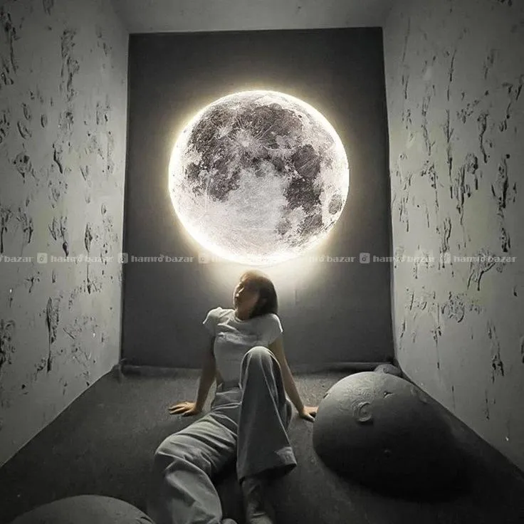Wall Design Moon Art Design your Wall Moon Art 4
