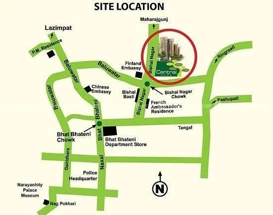 Apartment for sale, Central Park, Bishalnagar 3BHK 4