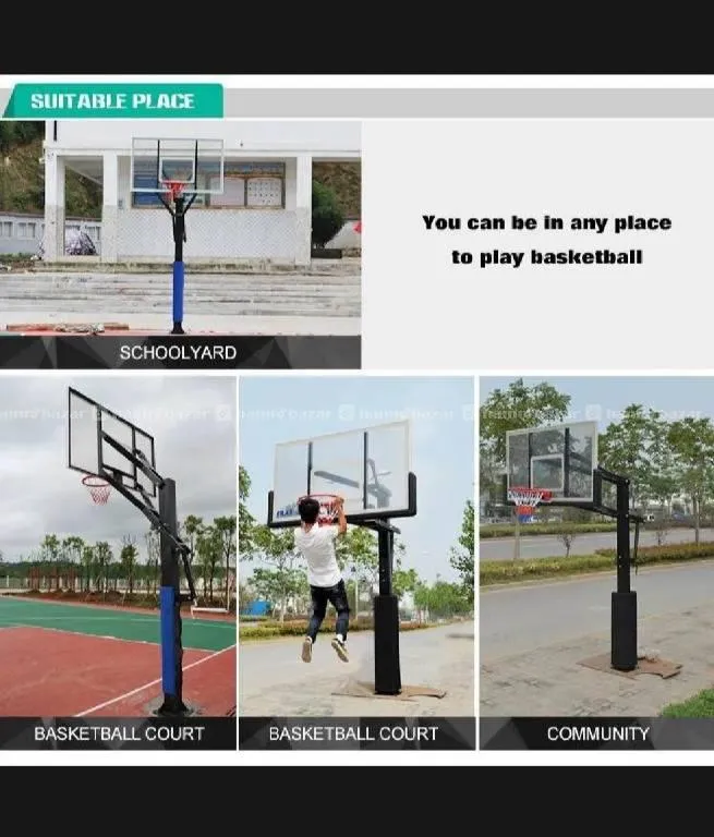 Basketball Backboard and rim 2 pcs 2