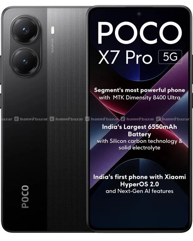 POCO X7 Pro 5G (Obsidian Black, 256 GB) (8 GB RAM) 1