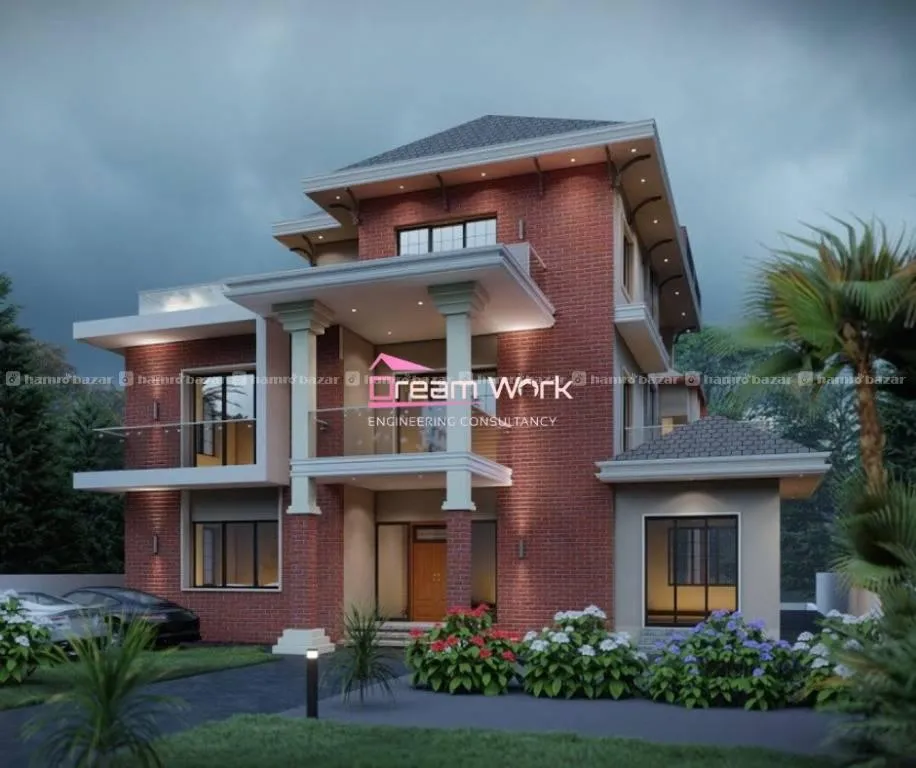 3D Design of the Building in Pokhara 3